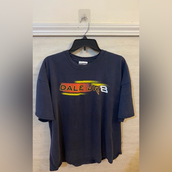 Other - Vintage Dale Earnhardt Jr. #8 Budweiser NASCAR racing t-shirt in navy blue.